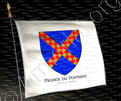 drapeau-PIGNIER du FONTANY_Ancien Duché de Savoie_États de Savoie