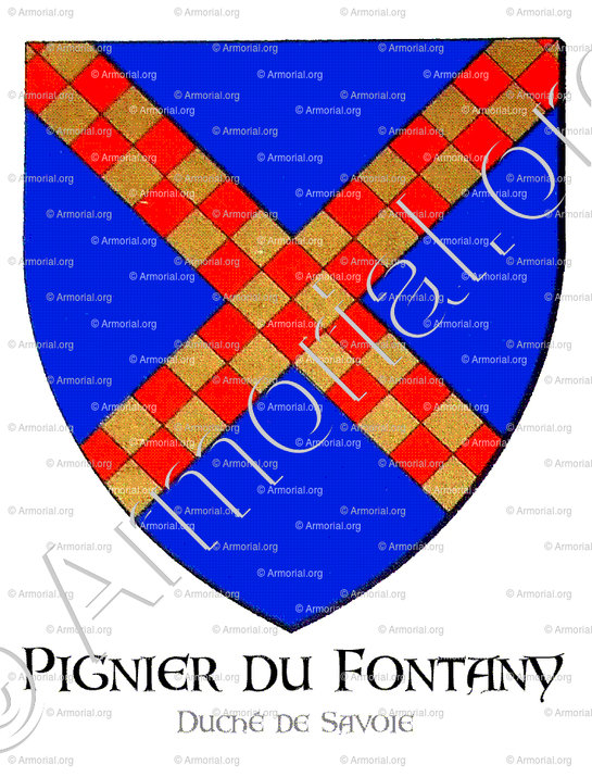 PIGNIER du FONTANY_Ancien Duché de Savoie_États de Savoie