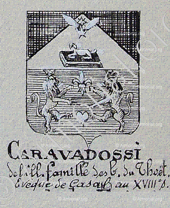 CARAVADOSSI_Armorial Nice. (J. Casal, 1903) (Bibl. mun. de Nice)._France