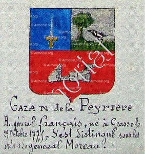 GAZAN de la PEYRIERE