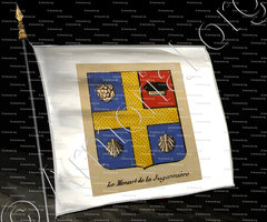 drapeau-LE MENUET DE LA JUGANNIERE_Noblesse d'Empire._France