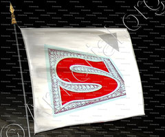 drapeau-S_Duché de Savoie_États de Savoie Monnogramme