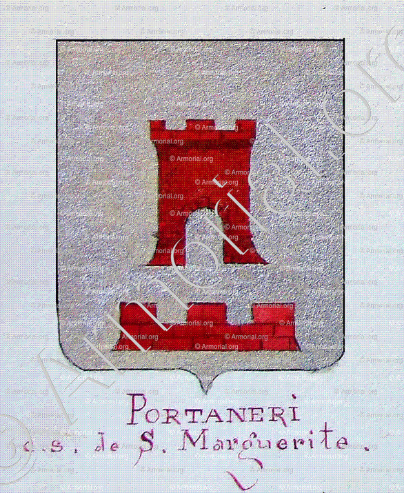 PORTANERI_Armorial Nice. (J. Casal, 1903) (Bibl. mun. de Nice)._France (i)