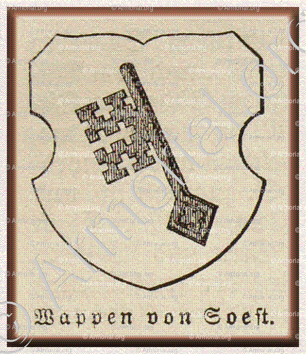 SOEST_Nordrhein Westfalen 1897_Deutsch heraldischen Stil.