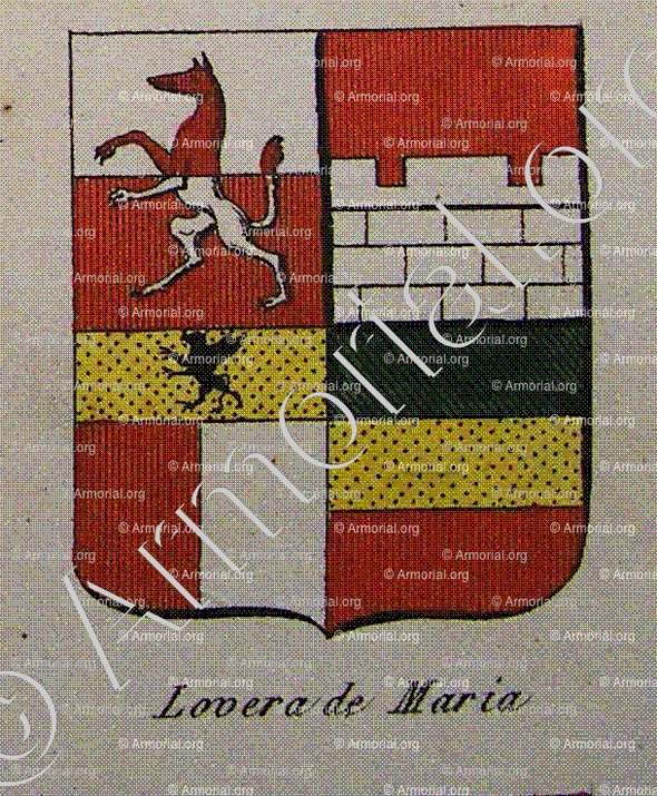 LOVERA DE MARIA_Noblesse d'Empire._France