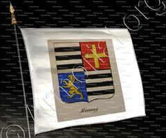 drapeau-MANNAY_Noblesse d'Empire._France