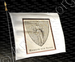 drapeau-Von TRIER_Wappen von Trier 1897_Deutsch heraldischen Stil.