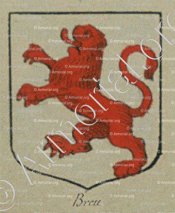 BREU_Alsace, Armorial de France (Ch. d'Hozier, 1696-1710)._France