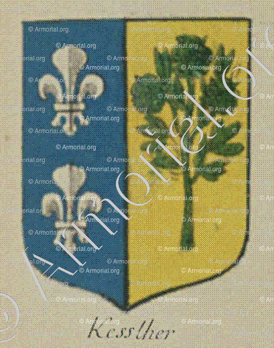 KESSLHER_Alsace, Armorial de France (Ch; d'Hozier, 1696-1710)._France