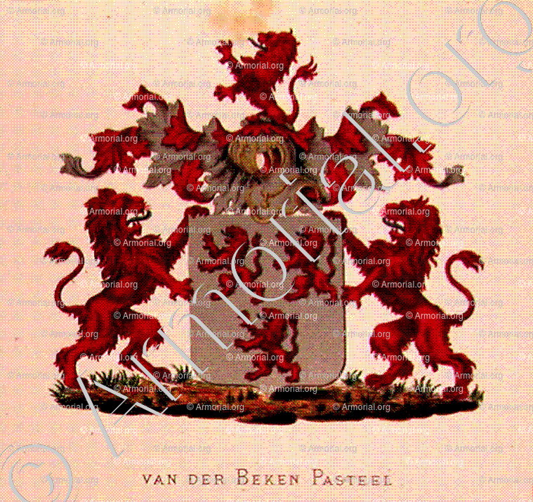 PASTEEL_Wapenboek van den Nederlandschen Adel door J.B.Rietstap 1883 1887_Nederland