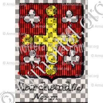 Marchand (le)  Armoiries, blason, Etymologie et origine, nom de