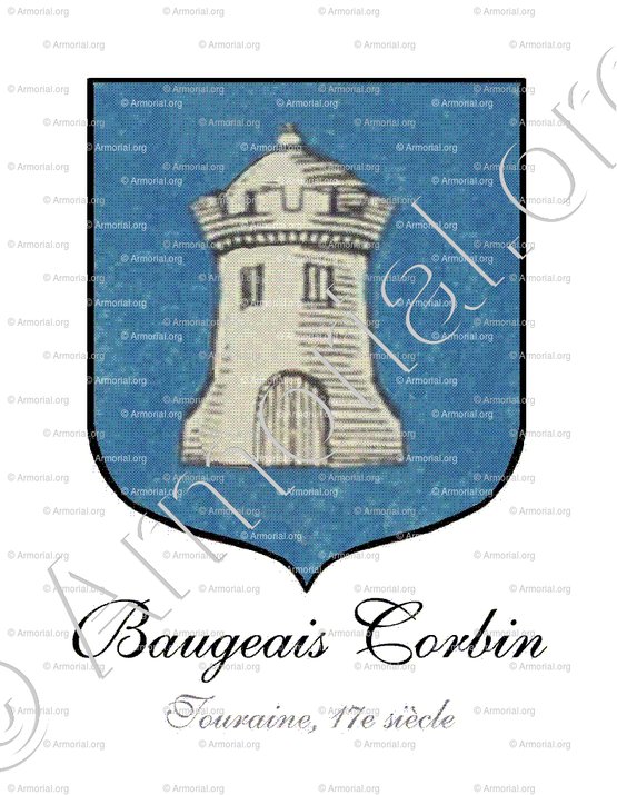 BAUGEAIS CORBIN_Touraine,17e. s.I_France