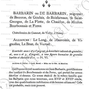 BARBARIN_Armorial du Bourbonnais (Cte G. de Soultrait, 1890)_France (ii)