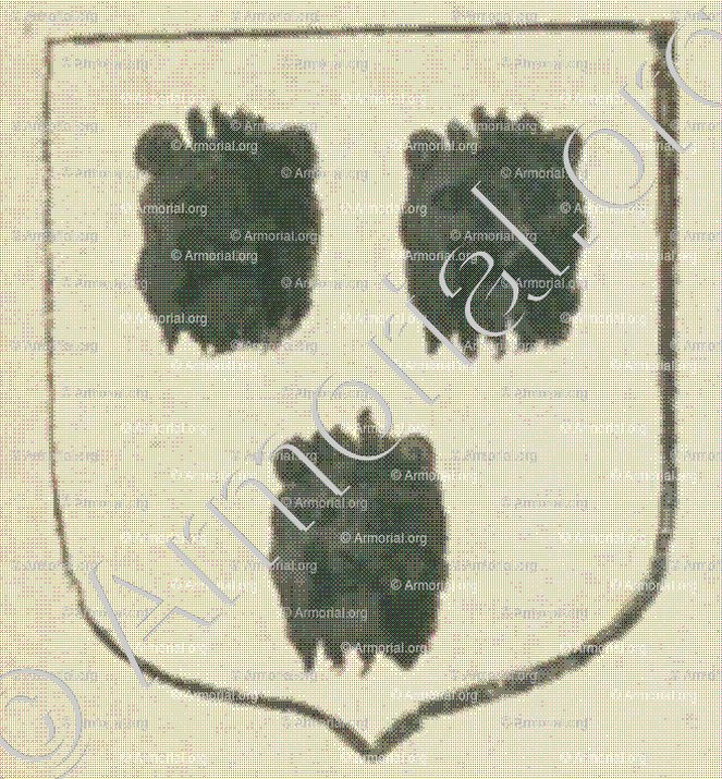 ANDIERE (La Rochelle)_Blason enregistré sous le règne de Louis XIV._France