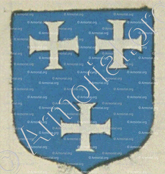 AUBOINEAU (La Rochelle)_Blason enregistré sous le règne de Louis XIV._France