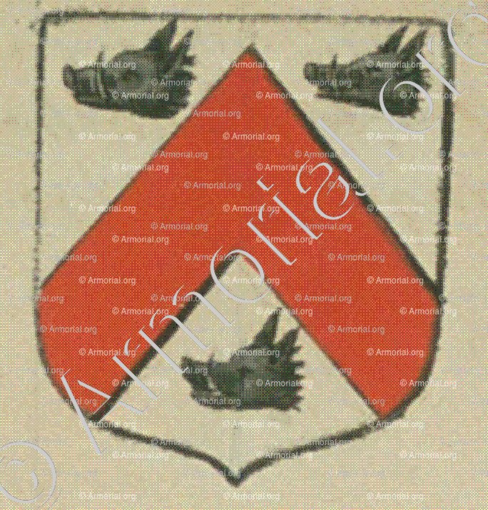 BARDOUÏN (La Rochelle)_Blason enregistré sous le règne de Louis XIV._France