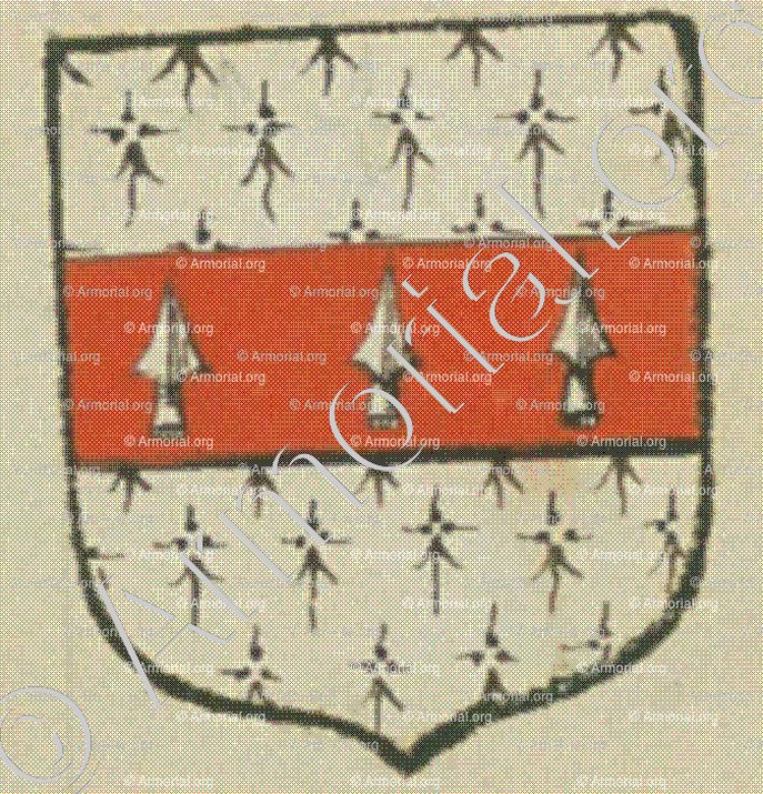 BARON (La Rochelle)_Blason enregistré sous le règne de Louis XIV._France