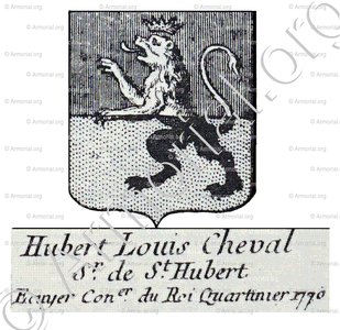 CHEVAL Sr. de St. HUBERT