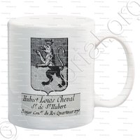 mug-CHEVAL Sr. de St. HUBERT_Ecuyer, Conseiller du Roi, 1770, Paris._France