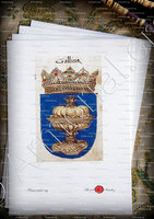 velin-d-Arches-GALICIA_Wappenbuch der Arlerg Bruderschaft._España