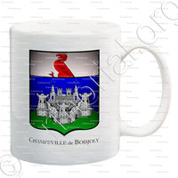 mug-CHAMPEVILLE de BOISJOLY_Armorial Philippe de Fleury. Paris._France