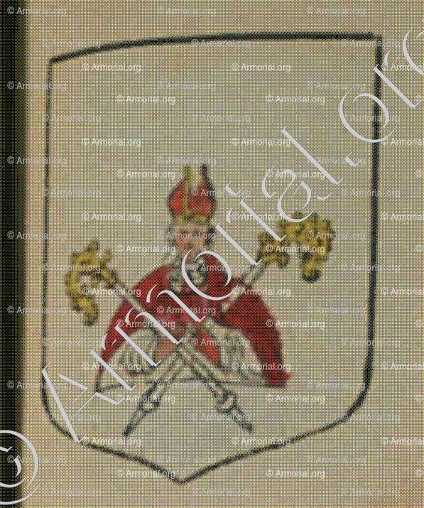 L'Officialité de Basle (Alsace)_Blason enregistré sous le règne de Louis XIV_France 