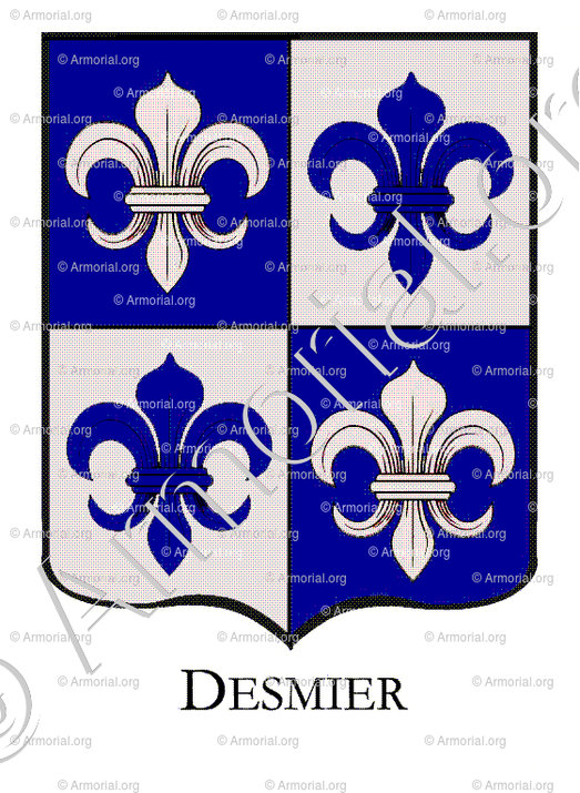 DESMIER_Armorial Philippe de Fleury. Paris._France