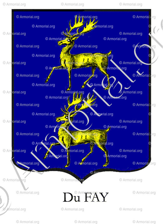 Du FAY_Armorial Philippe de Fleury. Paris._France