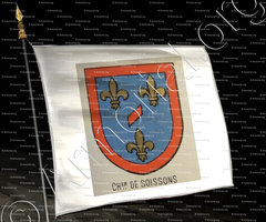 drapeau-Chevalier de SOISSONS_Bourbonnais_France (2)