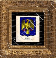 cadre-ancien-or-FLEURY MERVACHE_Armorial Philippe de Fleury. Paris._France