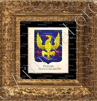 cadre-ancien-or-FLEURY_Armorial Philippe de Fleury. Paris._France