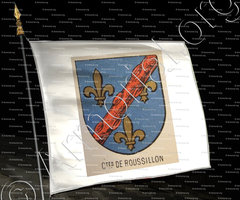 drapeau-Comtes de ROUSSILLON_Bourbonnais_France