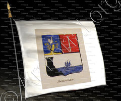 drapeau-ROUSSEAU_Noblesse d'Empire._France