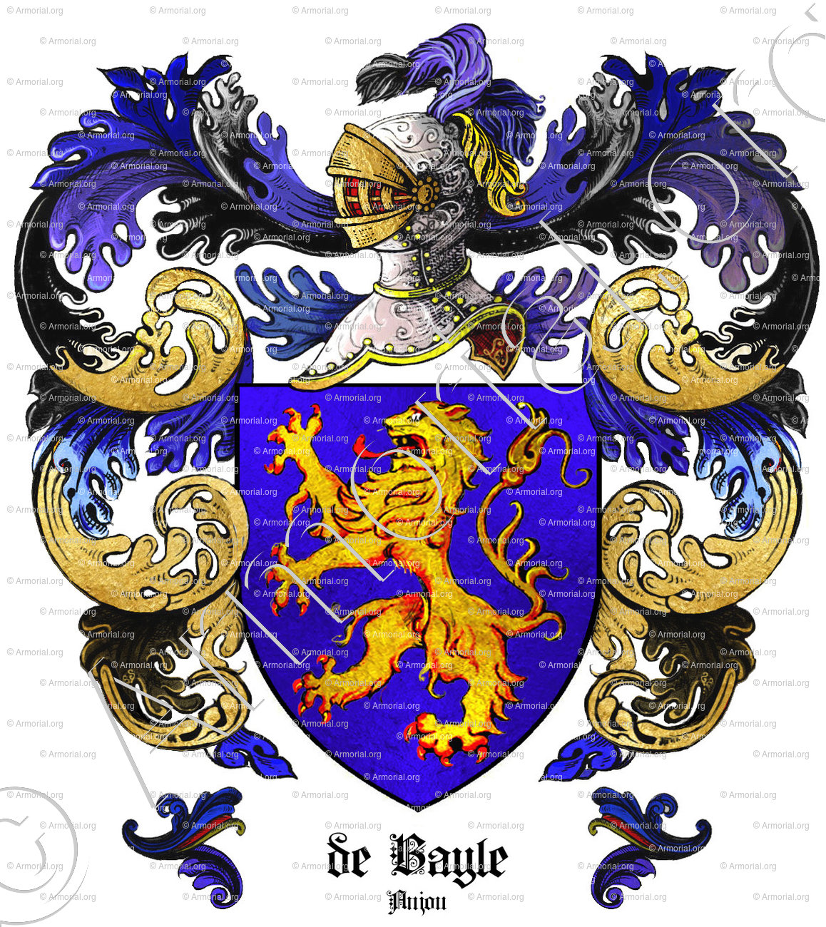 De Bayle Armoiries Blason Etymologie Et Origine Nom De Famille Genealogie Ancetres Histoire Armorial Org