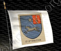 drapeau-Général Baron RABUSSON_Bourbonnais_France