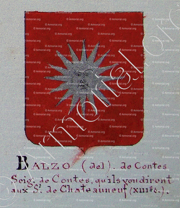 BALZO_Armorial Nice. (J. Casal, 1902) (Bibl. mun. de Nice)_France (i)