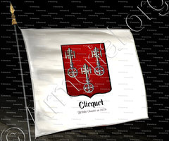 drapeau-CLICQUET_Artois. Anobli en 1473._France (2)