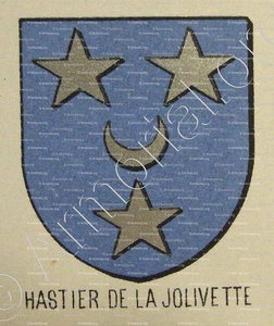 HASTIER DE LA JOLIVETTE