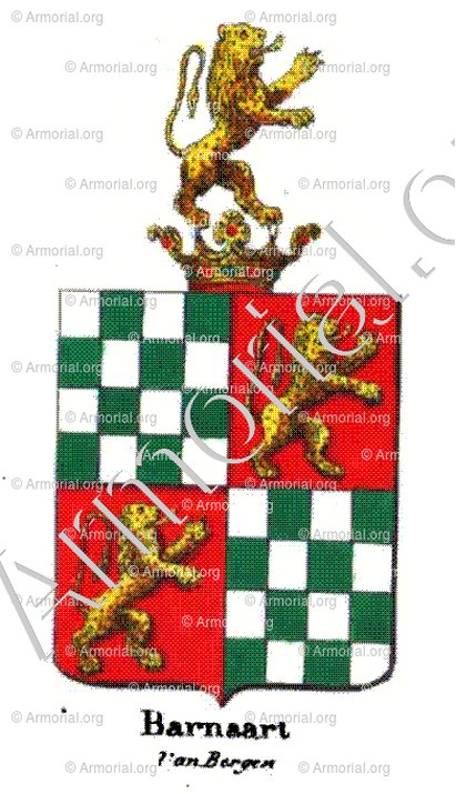 BARNAART VAN BERGEN_Armorial royal des Pays-Bas_Nederland