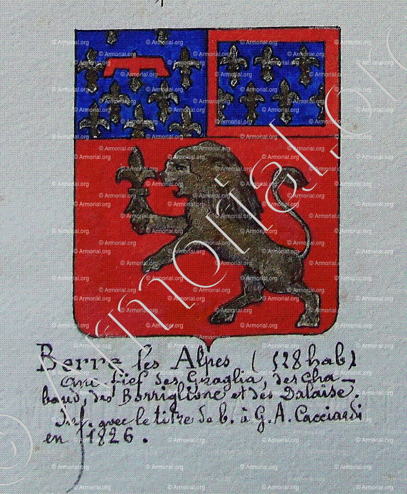 BERRE les Alpes_Armorial Nice. (J. Casal, 1902) (Bibl. mun. de Nice)_France (i)