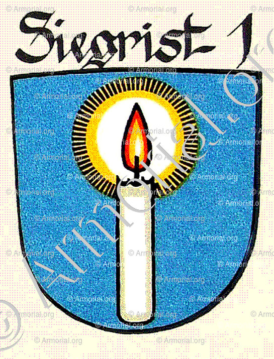 SIEGRIST - Armoiries, blason, Etymologie et origine, nom de famille ...