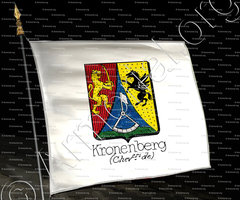 drapeau-KRONENBERG_Ritter von Kronenberg, (Chevalier de Kronenberg, 1855)._Königreich Böhmen (3)