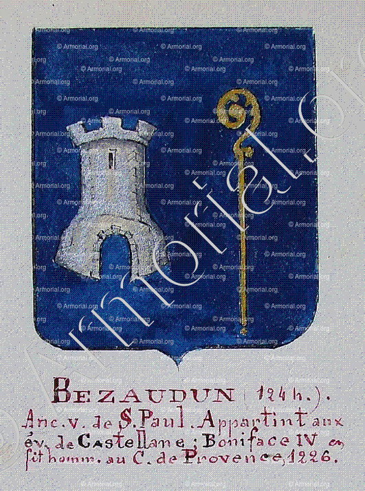 BEZAUDUN_Armorial Nice. (J. Casal, 1902) (Bibl. mun. de Nice)_France (i)