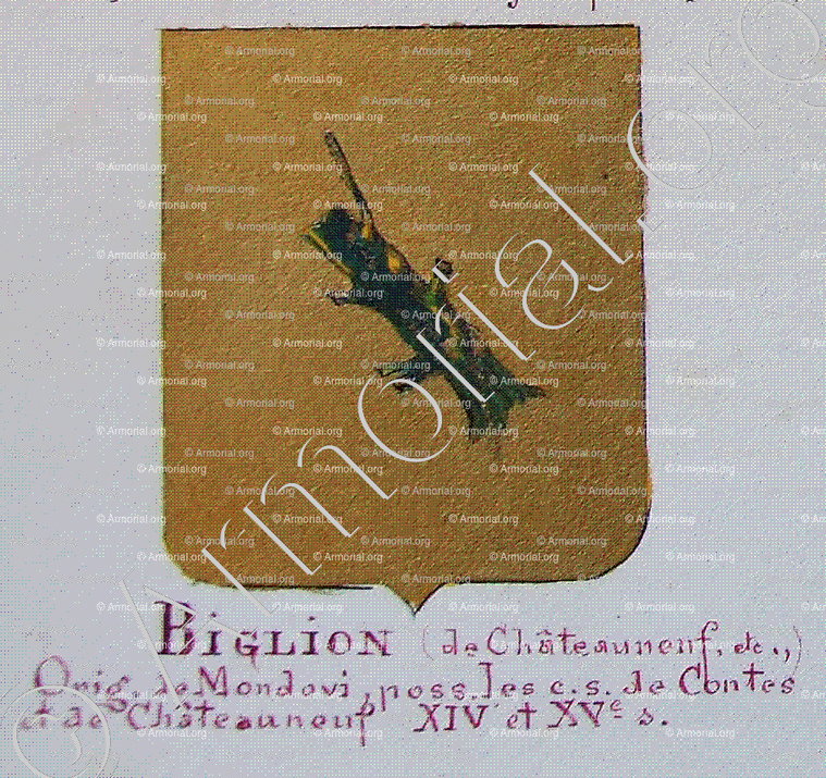 BIGLION de Châteauneuf_Armorial Nice. (J. Casal, 1902) (Bibl. mun. de Nice)_France (i)