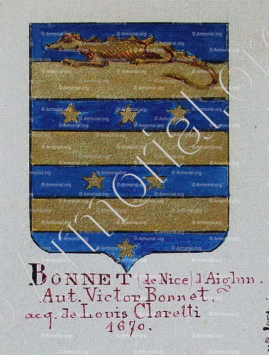 BONNET d'Aiglun_Armorial Nice. (J. Casal, 1902) (Bibl. mun. de Nice)_France (i)