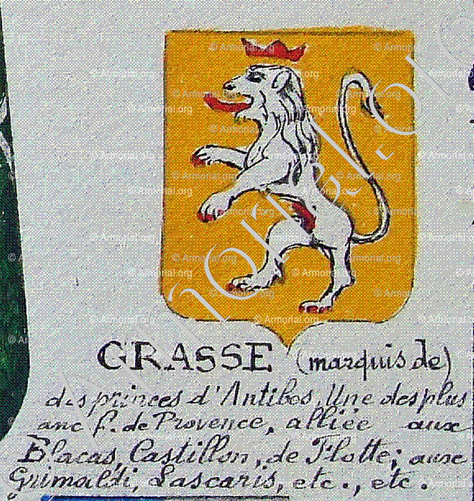 GRASSE_Armorial Nice. (J. Casal, 1903) (Bibl. mun. de Nice)_France (2)