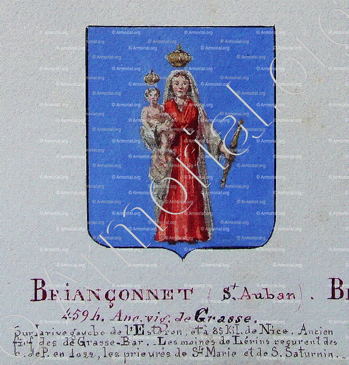 BRIANCONNET_Armorial Nice. (J. Casal, 1902) (Bibl. mun. de Nice)_France (i)