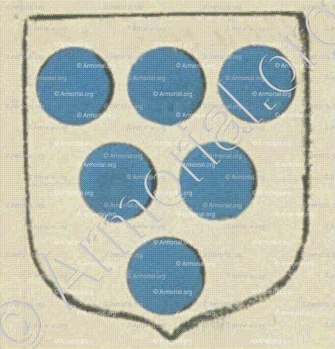 REGNIER (La Rochelle)_Blason enregistré sous le règne de Louis XIV._France