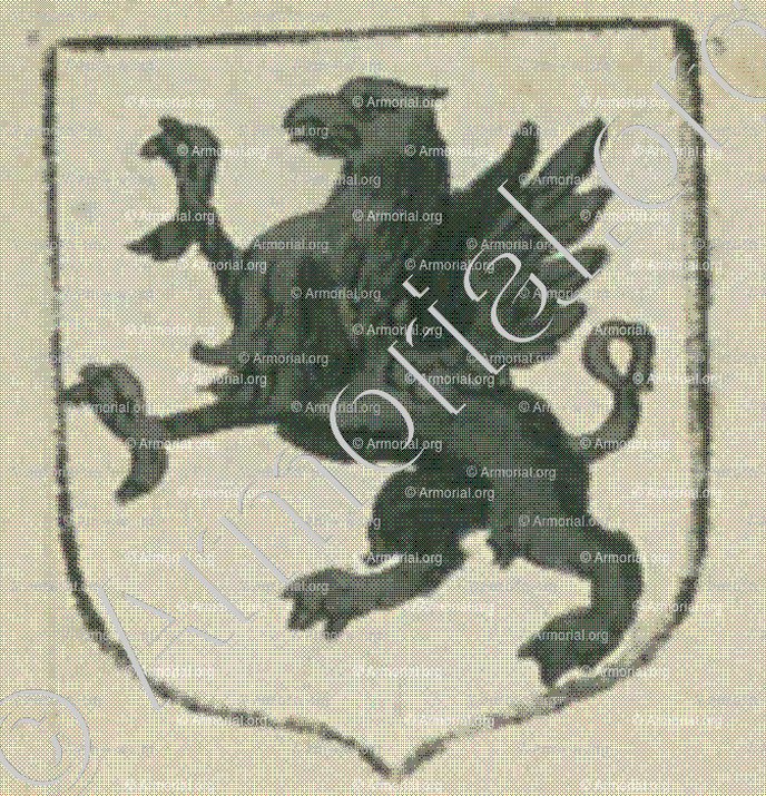 BRUSSEAU (La Rochelle)_Blason enregistré sous le règne de Louis XIV._France