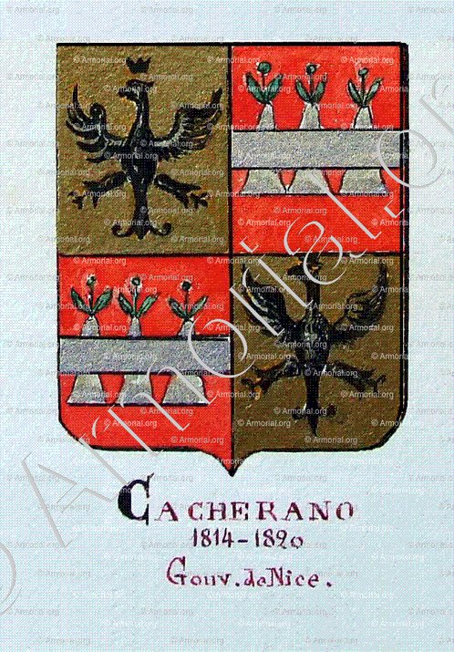 CACHERANO_Armorial Nice. (J. Casal, 1902) (Bibl. mun. de Nice)_France (i)